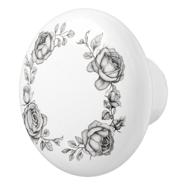 Enkel blomster ring av rosor knopp (Höger)
