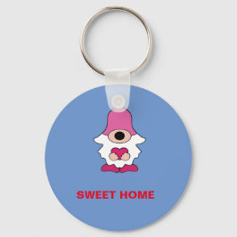 ENKEL BLUE GENOME SWEET HOME MAGNET NYCKELRING