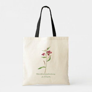 Enkel bohemisk vild blomma Red Willowweed Reverie Tygkasse