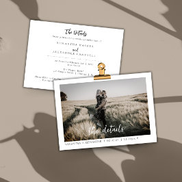 Enkel Boho-Anpassningsbar för inbjudan till Elegan