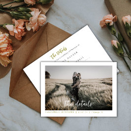 Enkel Boho-Anpassningsbar för inbjudan till Elegan