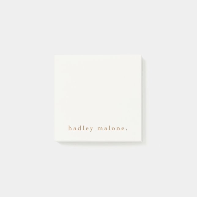 Enkel Boho-typografi  Post-it Block (Framsida)