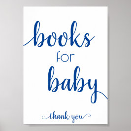 Enkel Bokar för Baby | Fransk Blue Bok Dropoff Poster