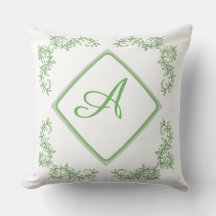 Enkel Botanisk Motiv Accent Kudd