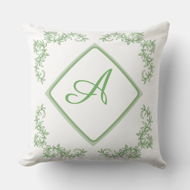 Enkel Botanisk Motiv Accent Kudd Kudde (Framsida)