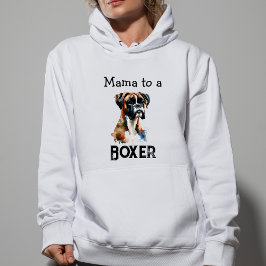 Enkel Boxer Mamma Brun Personlig T Shirt