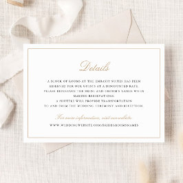 Enkel Bröllop-information om elegant Calligraphy S Inbjudningar