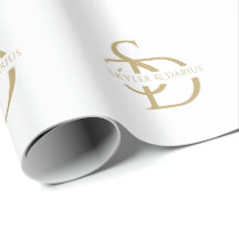 Enkel Bröllop Monogram-Personlig med Namn