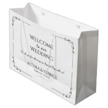 Enkel Bröllop, svart och vit