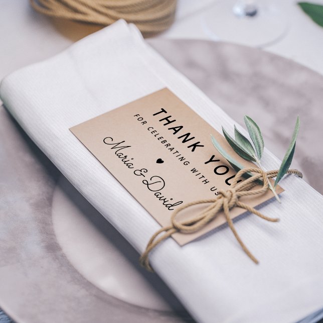 Enkel Bröllop Tack Stämpel (Skapare uppladdad)