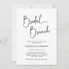 Enkel Bröllopsbrunch Inbjudningar