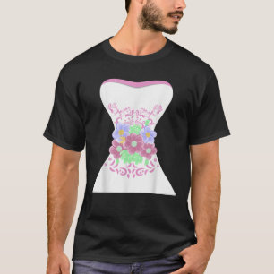 Enkel bröllopsklänning present för Bridal Showers T Shirt