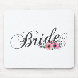 Enkel Brud Floral Kalligrafi | Musmattor