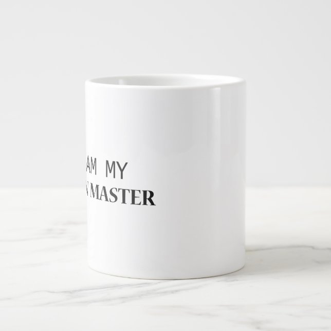 Enkel Buddy - Avslappnad Varje dag Stil Jumbo Mugg (Framsidan)