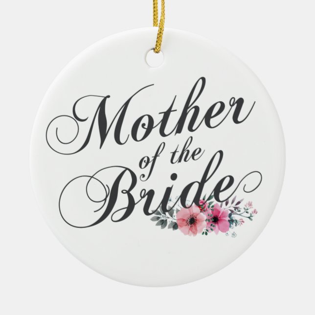 Enkel Budens mamma Bröllop | Ornament (Framsidan)