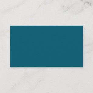 Enkel budget enfärgad teal visitkort