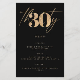 Enkel budget för Svarta Guld 30års födelsedag Part