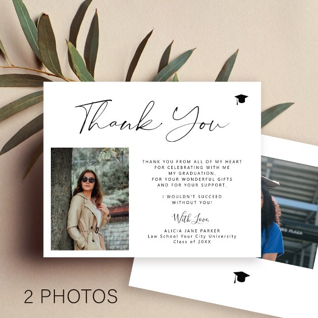 Enkel budgetmanus 2 foto examens tack (Skapare uppladdad)