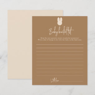 Enkel bunny Baby-bucket-lista