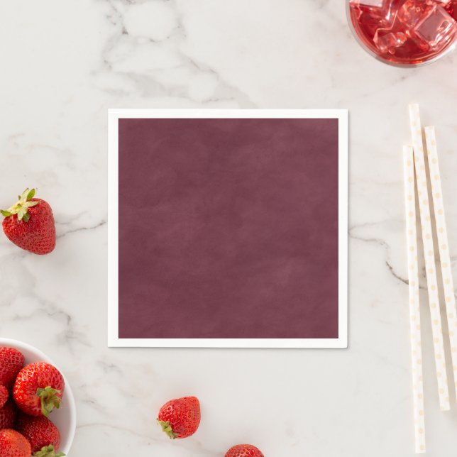 Enkel Burgundy Vin Färg Editable Watercolor Pappersservett (Insitu)