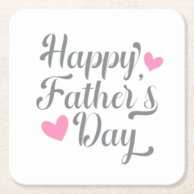 Enkel Calligrafi i Lycklig Fars dag | UNDERLÄGG (Framsidan)