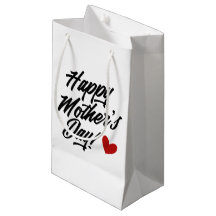 Enkel Calligrafi i Lycklig Mors dag | Gift Bag