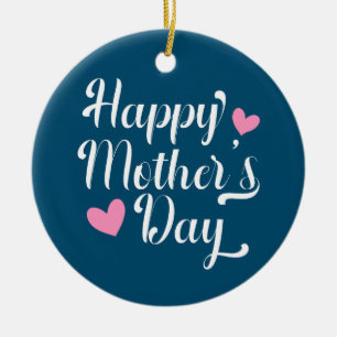 Enkel Calligrafi i Lycklig Mors dag   Ornament