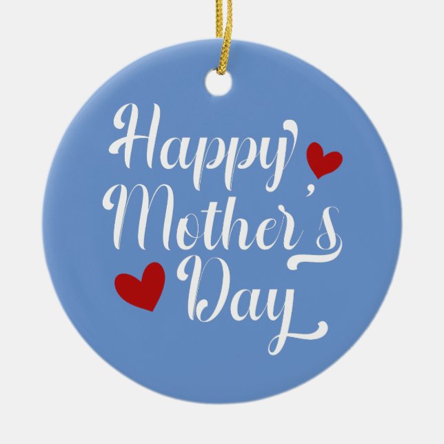 Enkel Calligrafi i Lycklig Mors dag | Ornament (Framsidan)