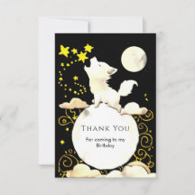 Enkel charm varg födelsedag