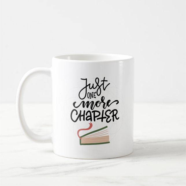 Enkel Charmerande Bara En Kapitel Till Mysig Kaffemugg (Vänster)