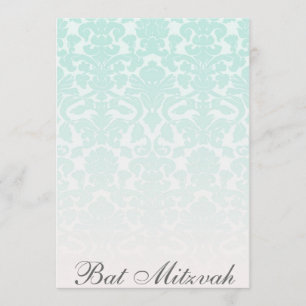 Enkel chic bat mitzvah inbjudan