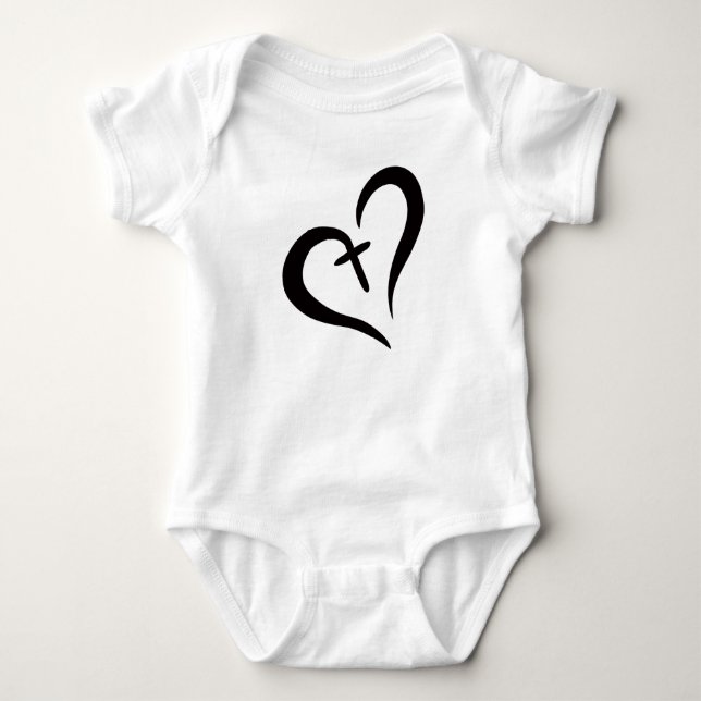 enkel chic Kärlek och tro | T-shirt (Framsida)