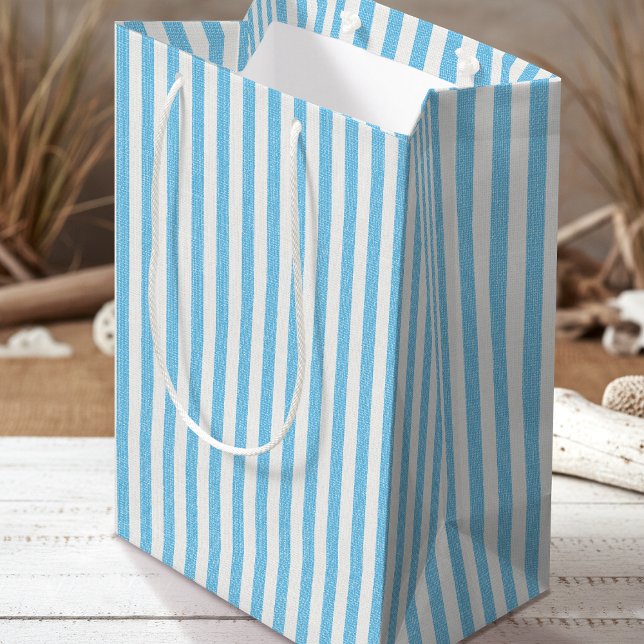 Enkel Chic Linen-utseende med rand Mönster Light B (Skapare uppladdad)