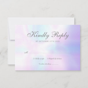 Enkel Chic Modern Pärla RSVP OSA Kort