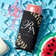 Enkel Chic, svart Monogram