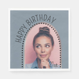 Enkel Chic, vilken ålder som helst på födelsedag R Pappersservett