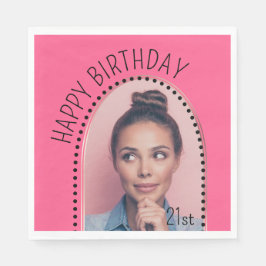 Enkel Chic, vilken ålder som helst på födelsedag R Pappersservett