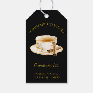 Enkel Cinnamon Tea-Märkre Presentetikett