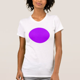 Enkel cirkel - blå Lila T Shirt