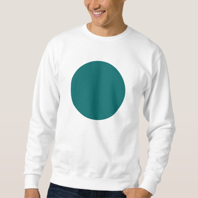 Enkel cirkel - Grönten Moss Sweatshirt (Framsida)