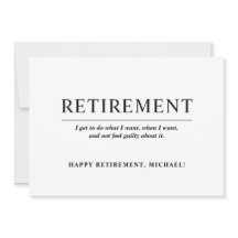 Enkel citat Svarta och vita Pension Party