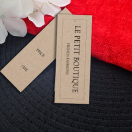 Enkel Clothing Boutique Kraft Swing Pris Märkre Litet Visitkort
