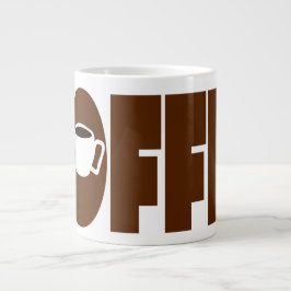 Enkel COFFEE-mugg Jumbo Mugg