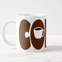 Enkel COFFEE-mugg Jumbo Mugg