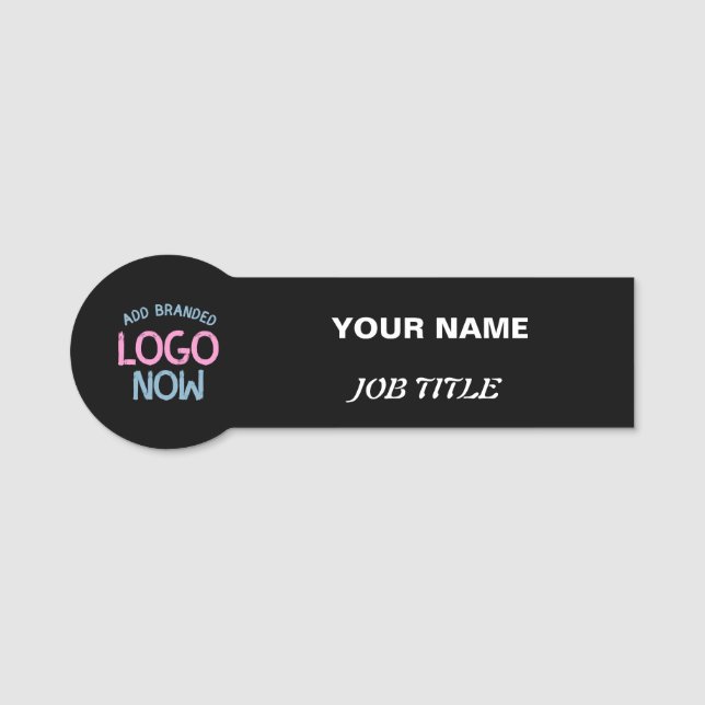 ENKEL CONTEMPORARY CLEAN BLACK FASHIONABLE CLIENT NAMNBRICKA (Framsida)