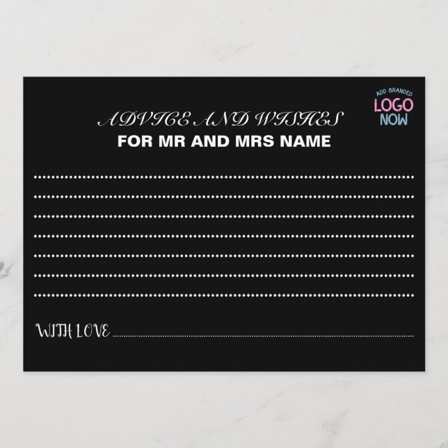 ENKEL CONTEMPORARY CLEAN BLACK FASHIONABLE CLIENT RÅDKORT (Framsida)