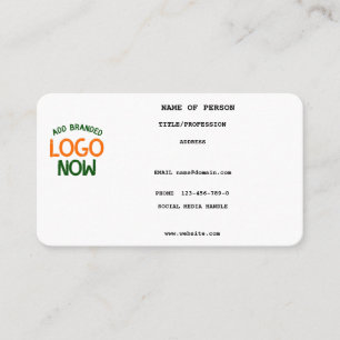 ENKEL CONTEMPORARY CLEAN WHITE FASHIONABLE CLIENT VISITKORT