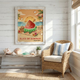 Enkel cool färgrik modern minimalistisk trendig poster