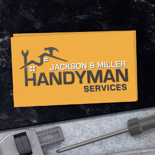 Enkel Coola för handyman Services Visitkort
