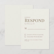 Enkel Cream Guld-Bröllop OSA